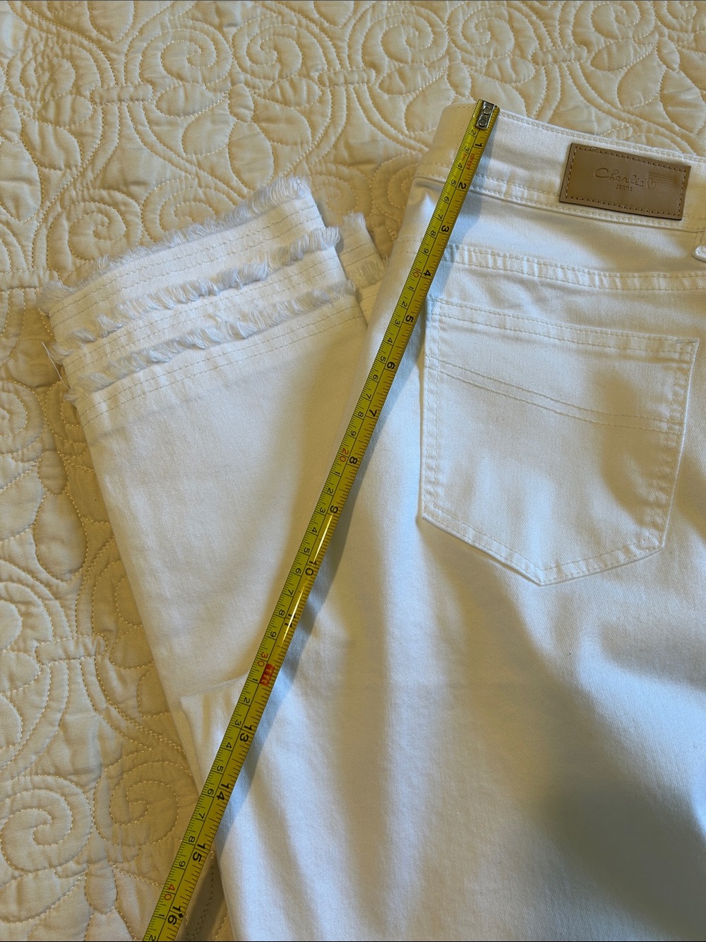 Charlie B White Crop Denim - Picture 4 of 8